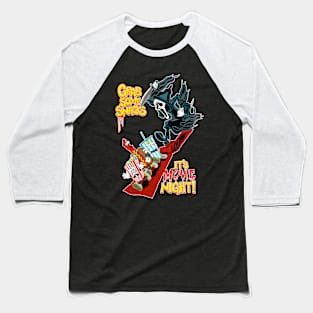 Ghostface Grab some snack it's movie night Baseball T-Shirt